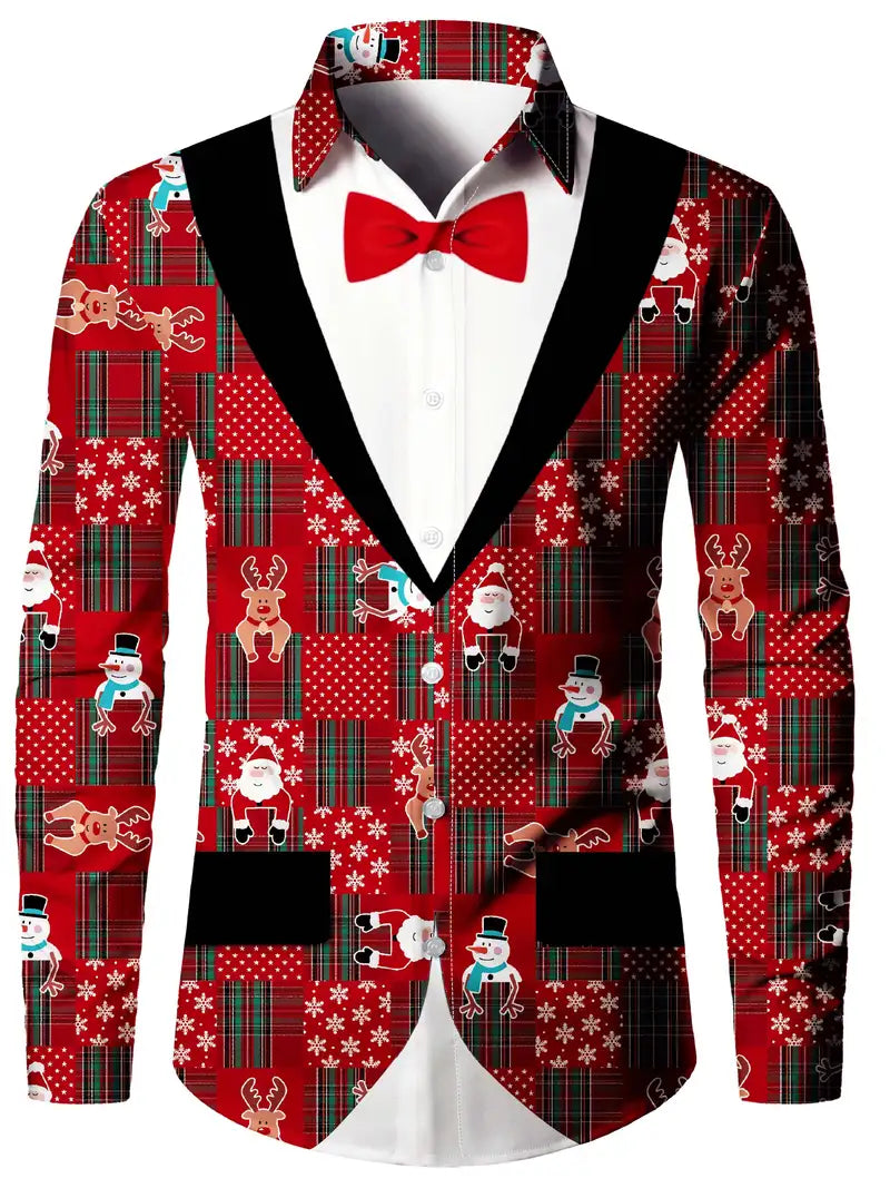 Jax | Festive All-Over Print Shirt