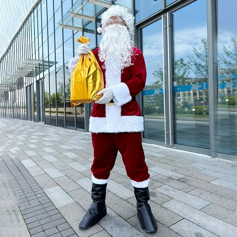Santa Claus Velvet Holiday Costume Set