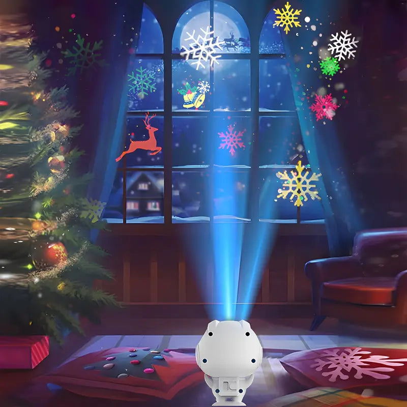 LumiFlake | Festive Snowflake Projector Light