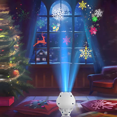LumiFlake | Festive Snowflake Projector Light