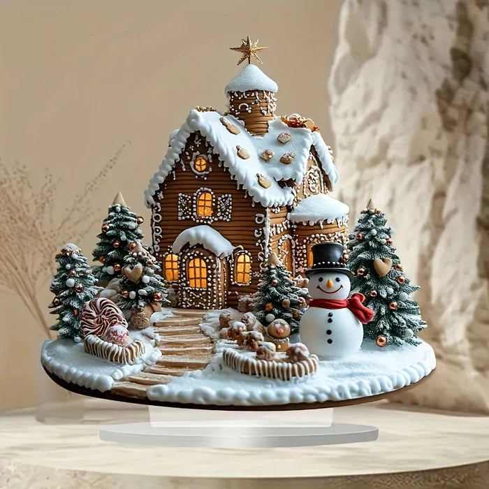 Cozy Winter Hearts – 2D Christmas Village Décor