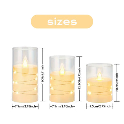 Aurelia | Elegant LED Candle Set
