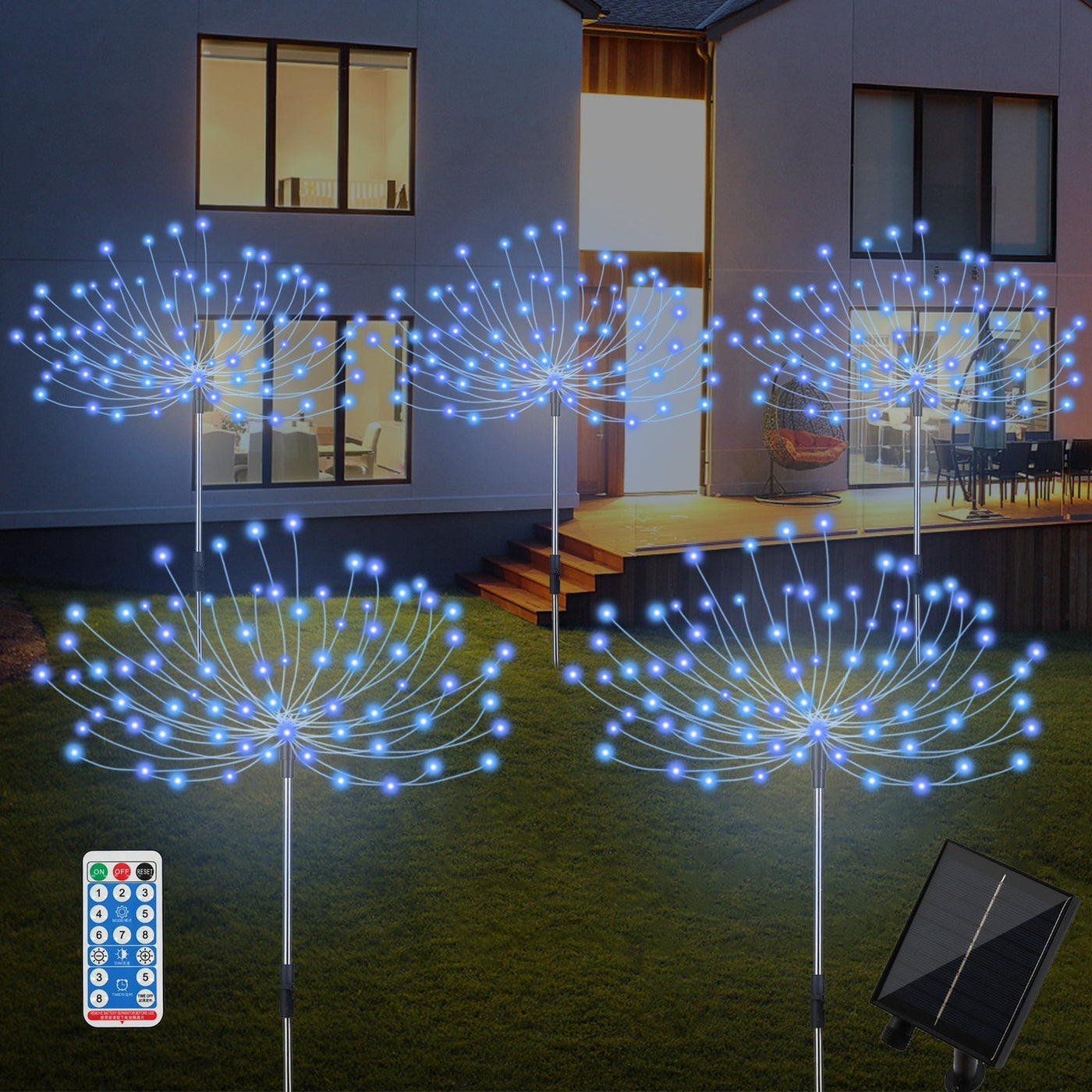 Spark | Set of 5 Solar Firework Garden Lights