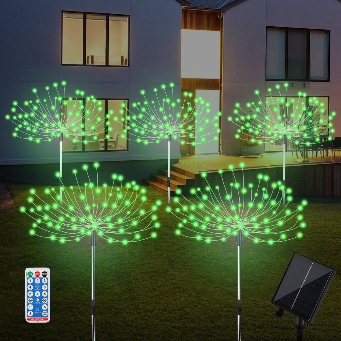 Spark | Set of 5 Solar Firework Garden Lights