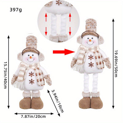 Vacation | Assorted Set Christmas Snowman and Reindeer Doll