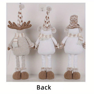 Vacation | Assorted Set Christmas Snowman and Reindeer Doll