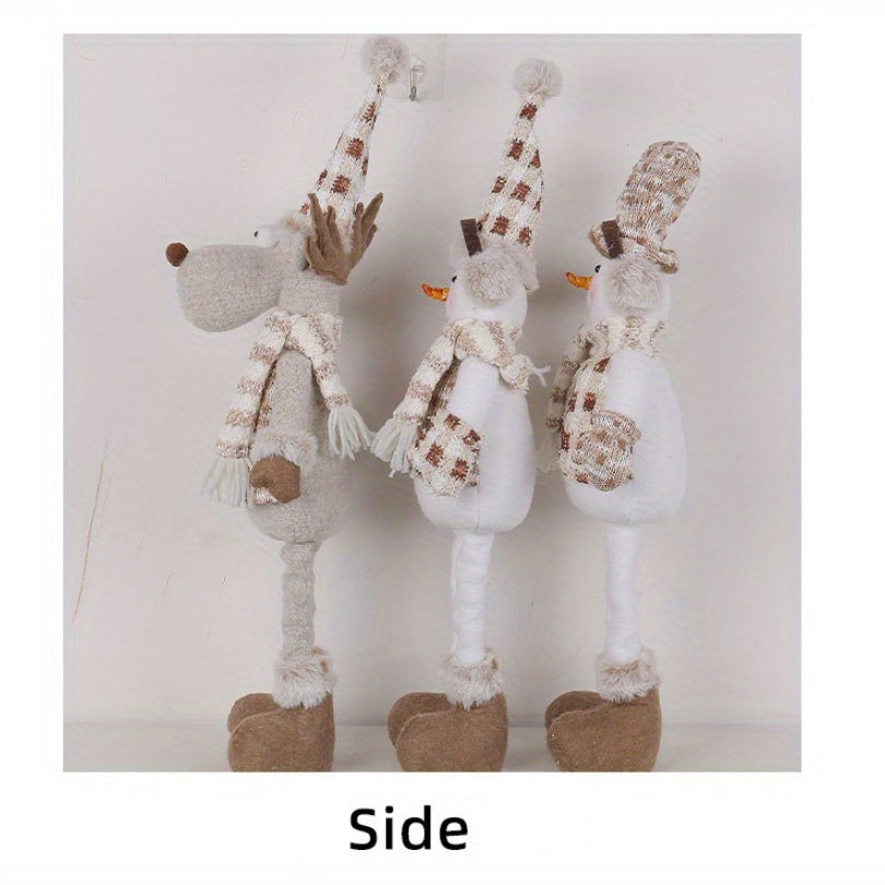 Vacation | Assorted Set Christmas Snowman and Reindeer Doll