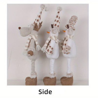 Vacation | Assorted Set Christmas Snowman and Reindeer Doll
