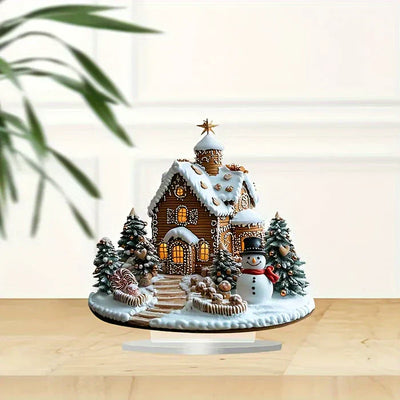 Cozy Winter Hearts – 2D Christmas Village Décor