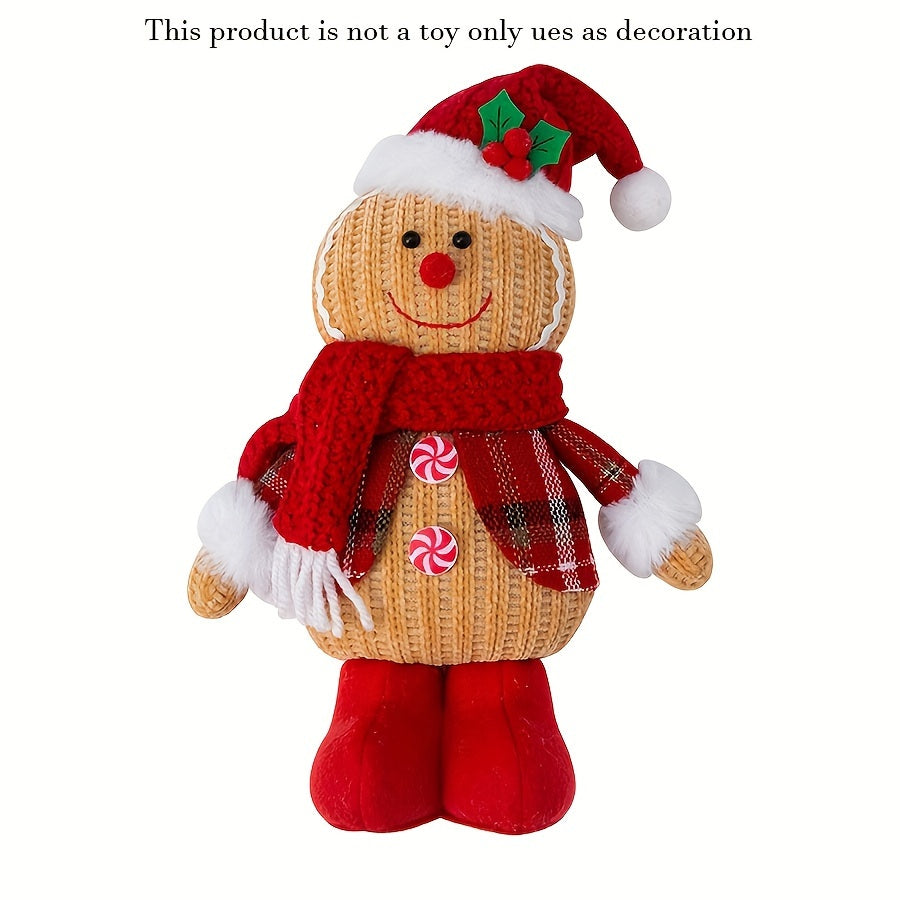 2-pieces Handmade knitted Christmas decor