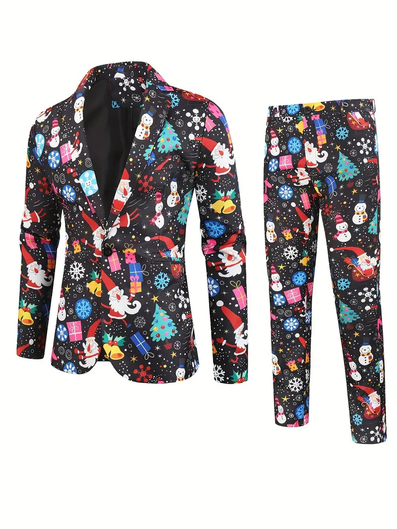 Leo | Festive Bamboo Print Suit Set