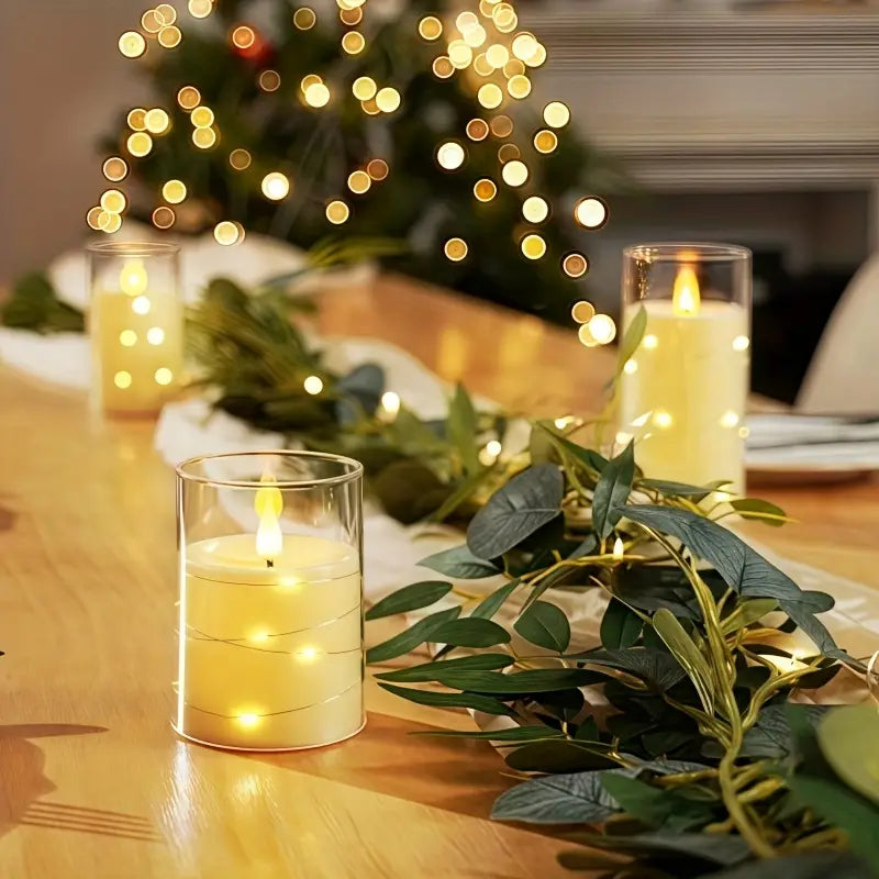 Aurelia | Elegant LED Candle Set
