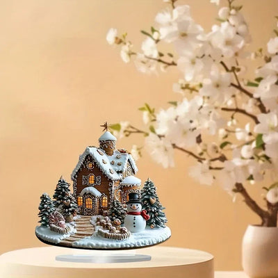 Cozy Winter Hearts – 2D Christmas Village Décor