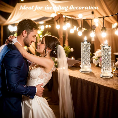 Rose Shadow Flameless LED Candle Lights
