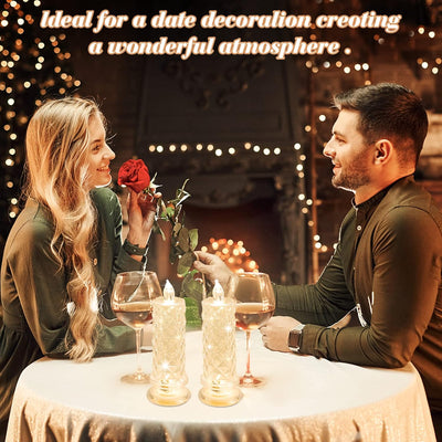 Rose Shadow Flameless LED Candle Lights