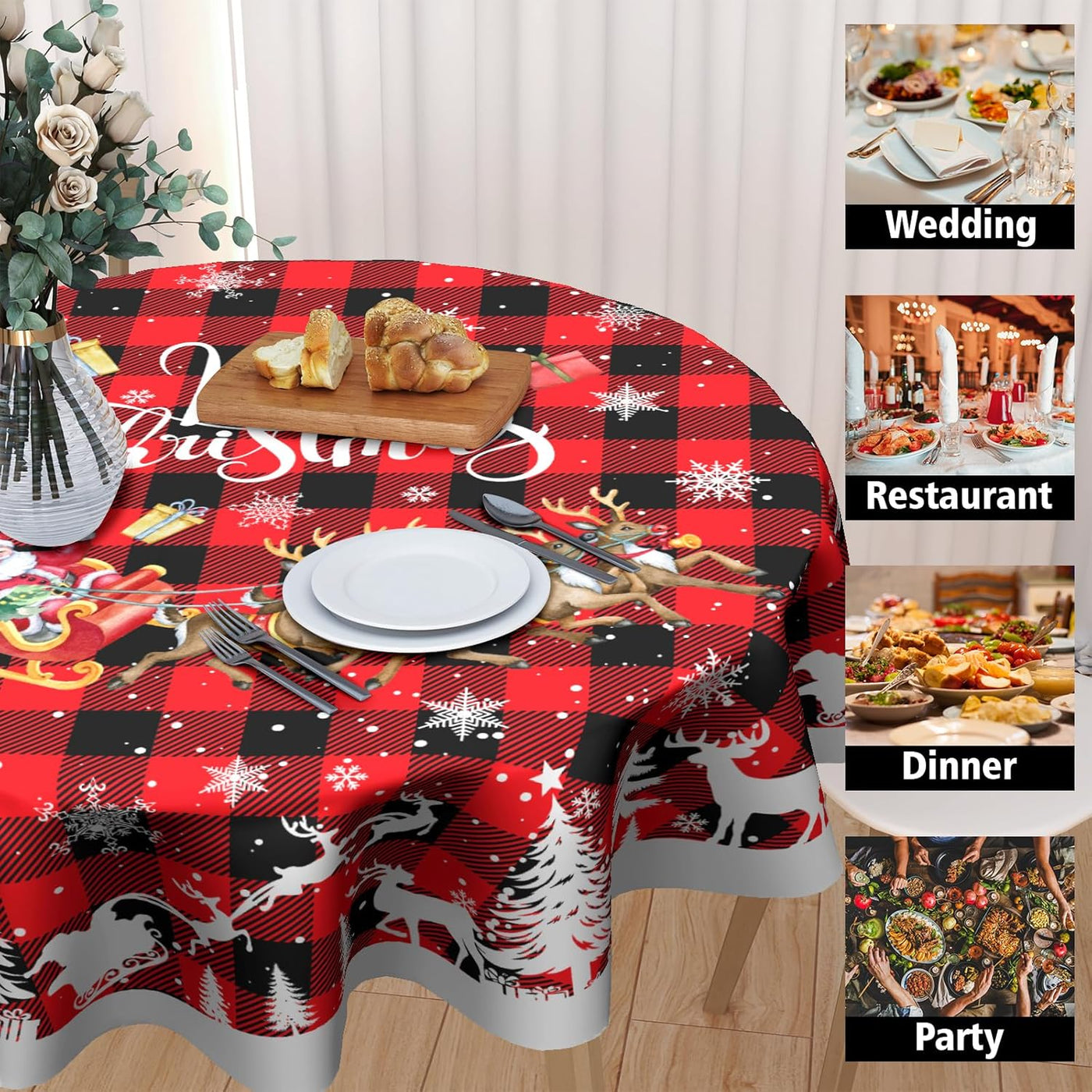 🏆Flash Sale⚡ Elegant Christmas Tablecloth