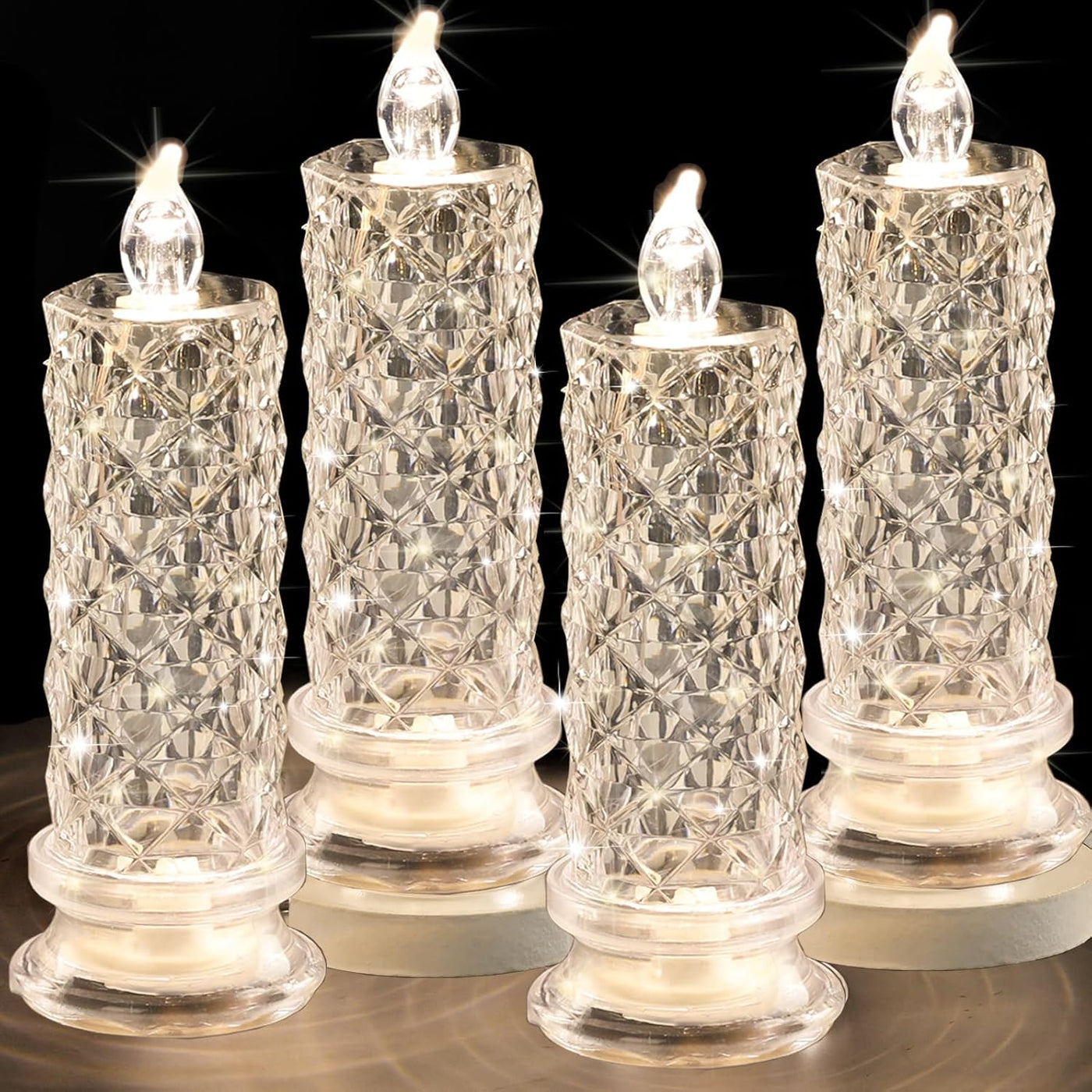 Rose Shadow Flameless LED Candle Lights