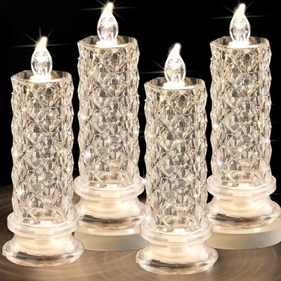 Rose Shadow Flameless LED Candle Lights