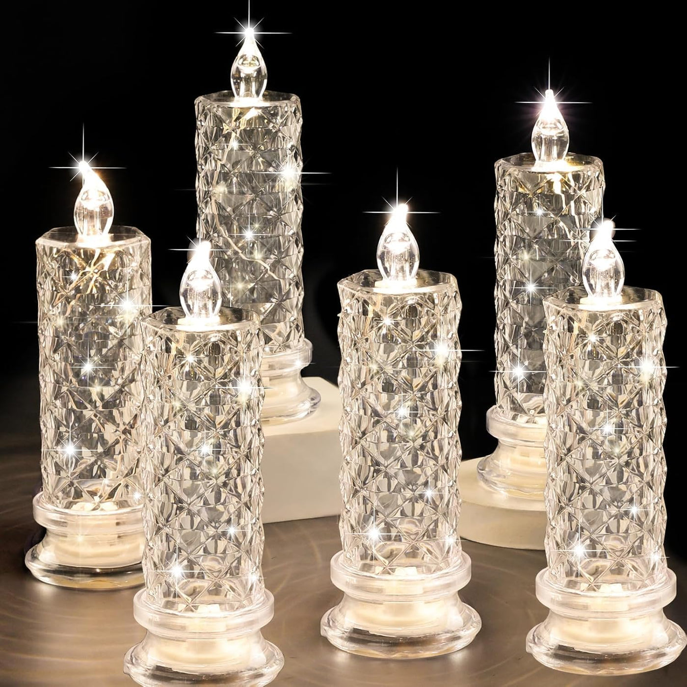 Rose Shadow Flameless LED Candle Lights