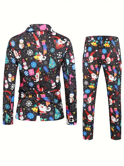 Leo | Festive Bamboo Print Suit Set