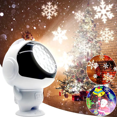 LumiFlake | Festive Snowflake Projector Light