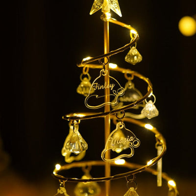 Sparkling Crystal Christmas Tree Lamp