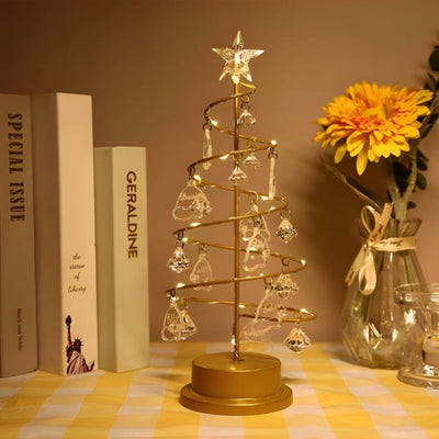 Sparkling Crystal Christmas Tree Lamp