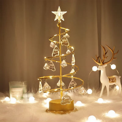 Sparkling Crystal Christmas Tree Lamp