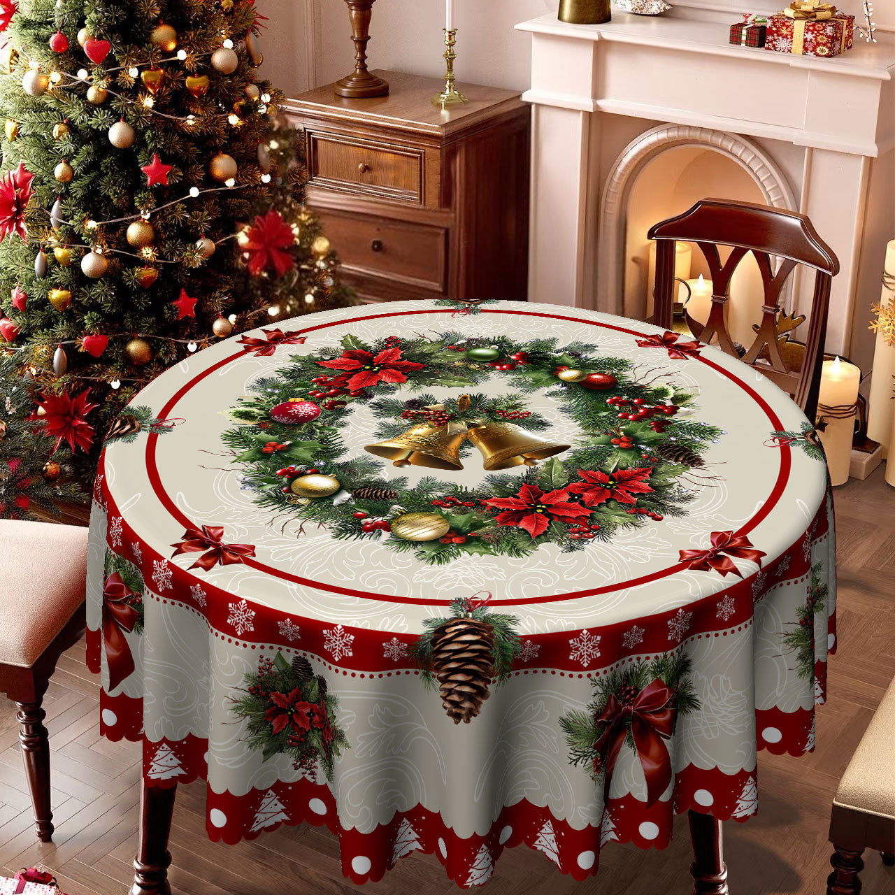 🏆Flash Sale⚡ Elegant Christmas Tablecloth