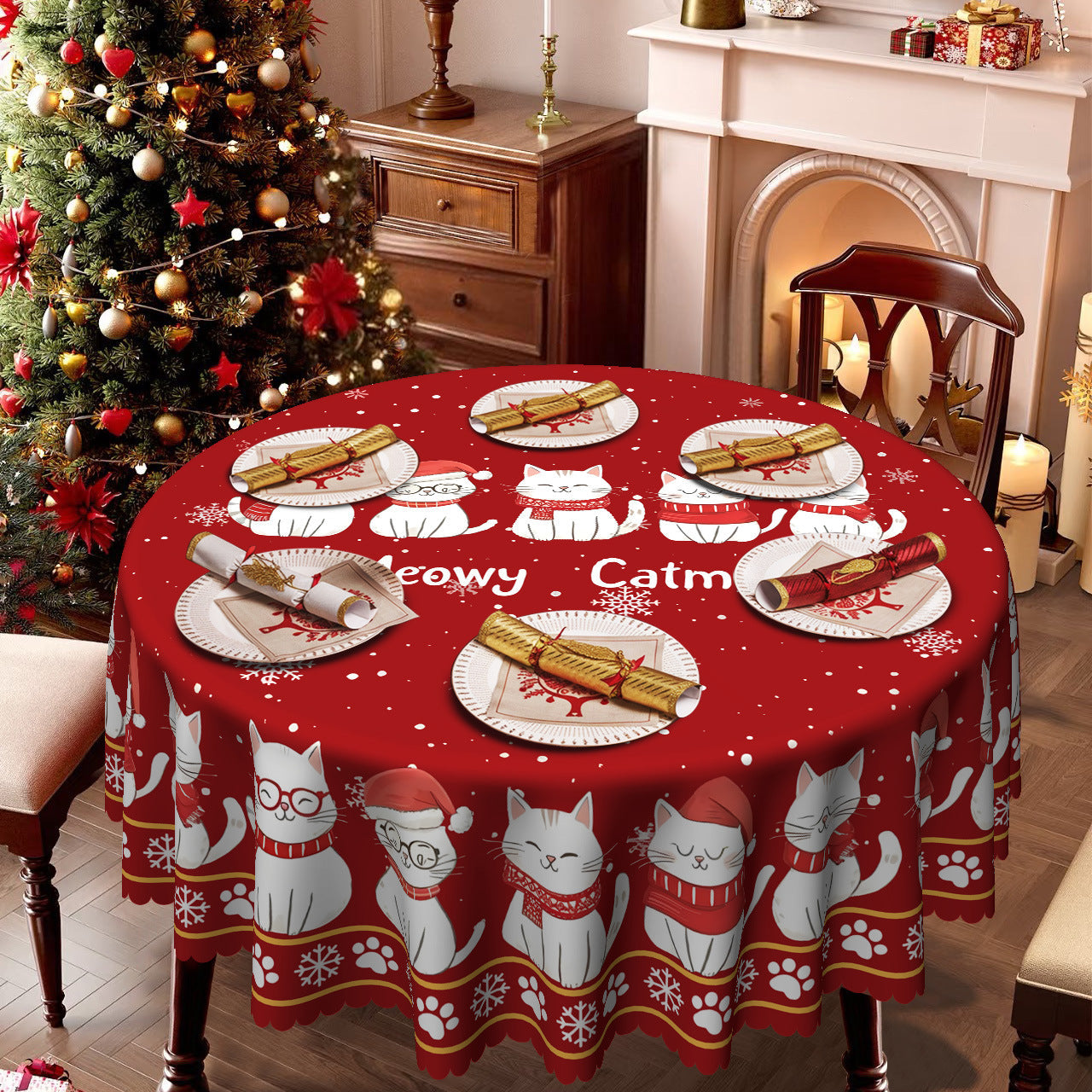⚡ Flash Sale 🏆 Festive Christmas Tablecloth 🎄