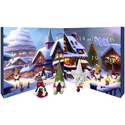 Holiday Gnome Advent Countdown Calendar