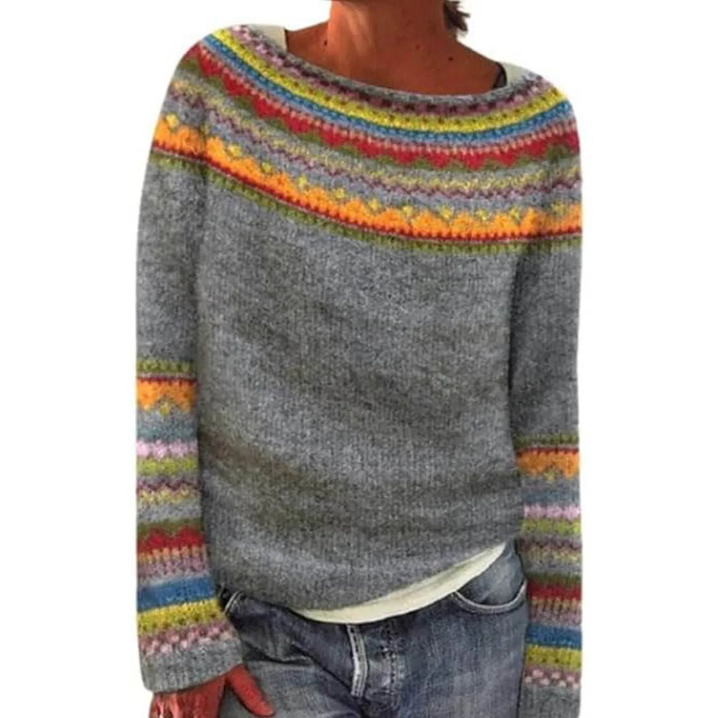 Christy – Winter Knitted Long Sleeve Shirt