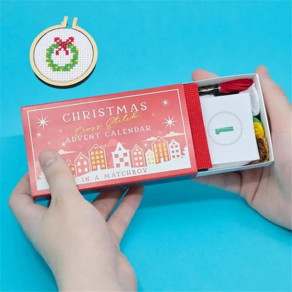 Festive Cross Stitch Advent Calendar