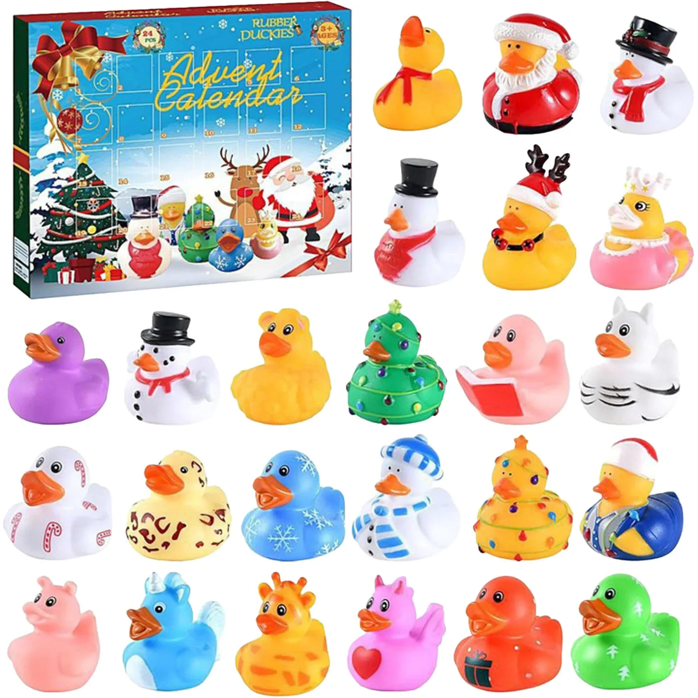 Festive Gummy Duck Advent Calendar – Christmas Countdown Treats