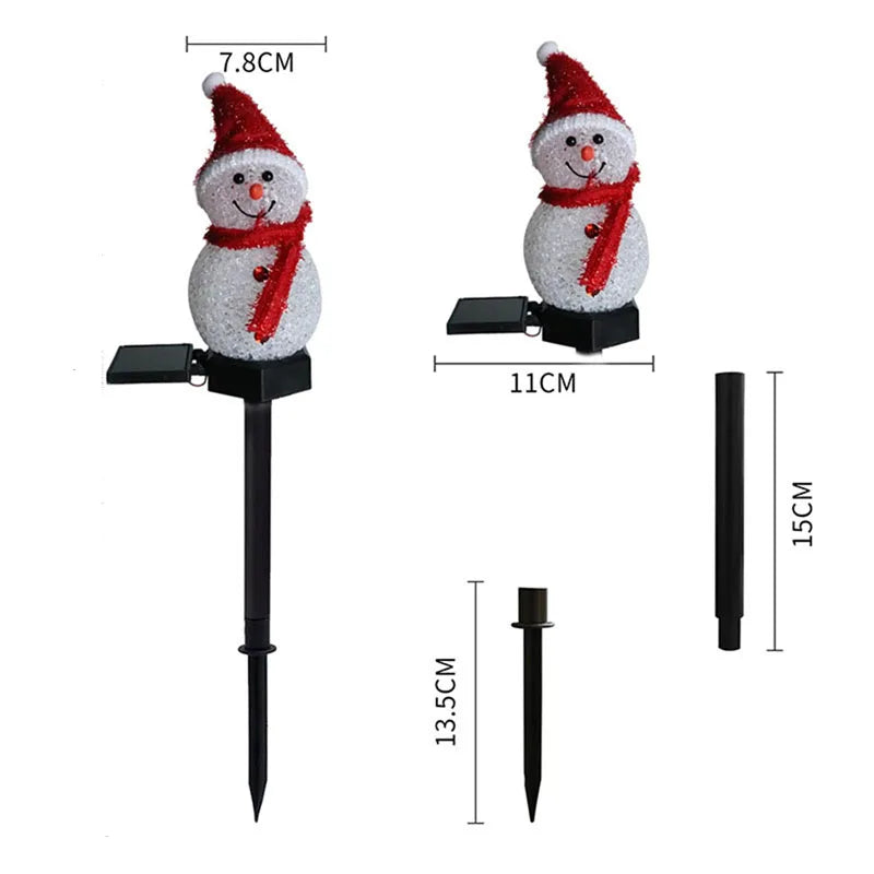 Solar Snowman Outdoor Lighting