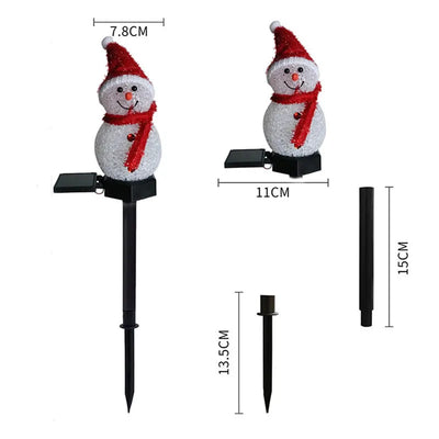 Solar Snowman Outdoor Lighting