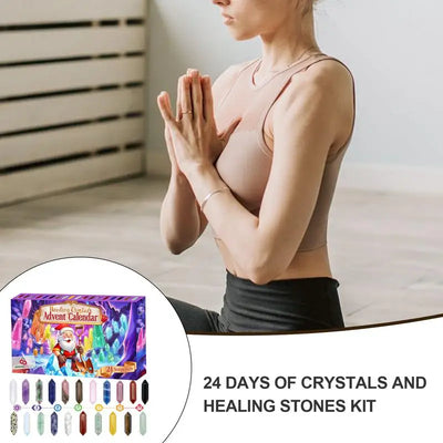 Crystal Advent Calendar 2025 for Christmas 24 Days Countdown