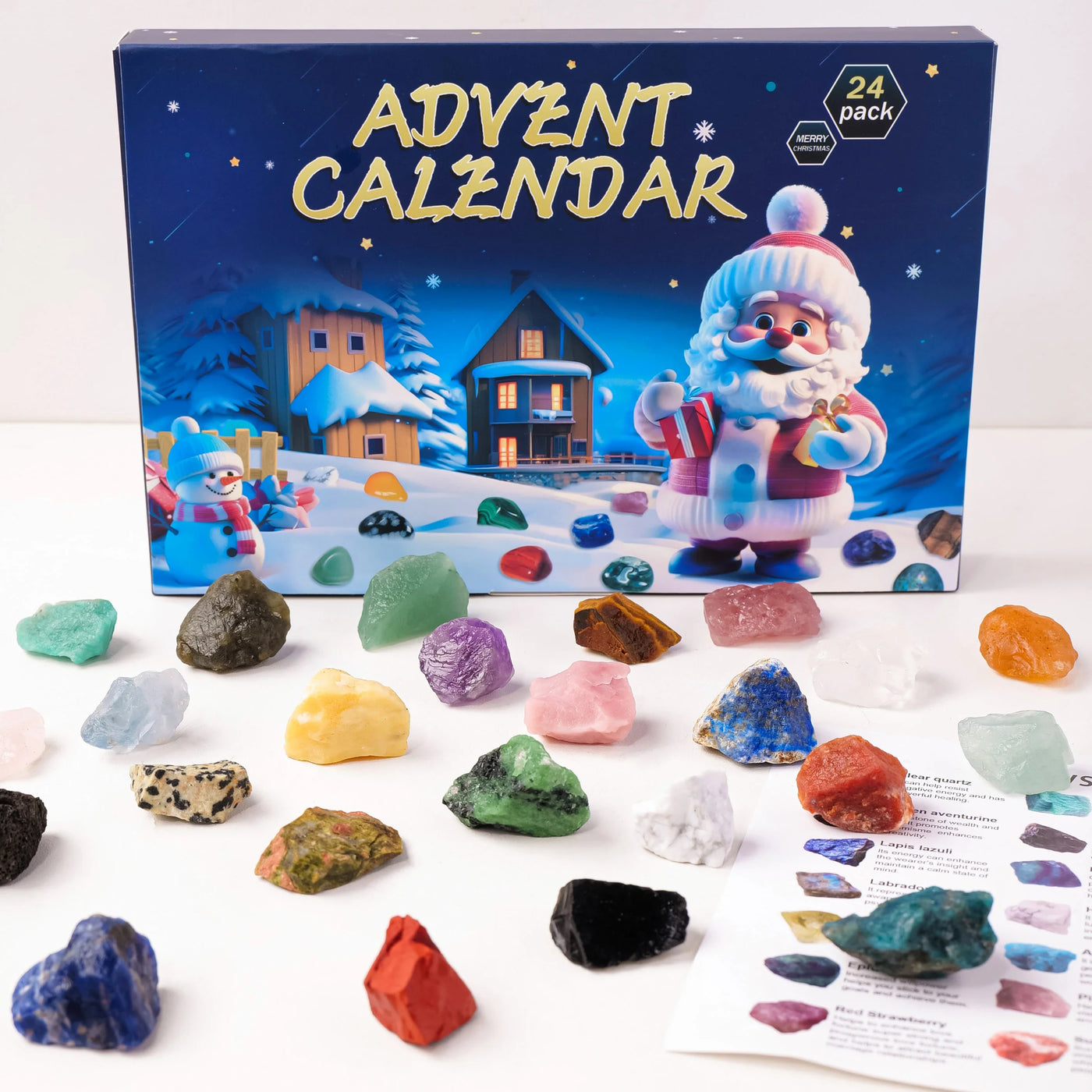 Christmas Countdown Crystal Stone Advent Calendar