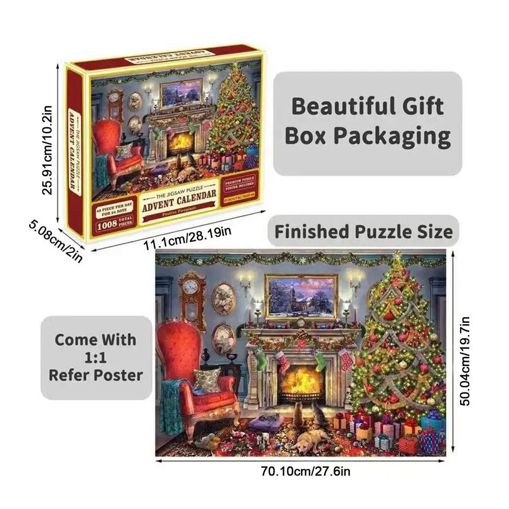 Advent Puzzle Box – 24 Days of Holiday Surprises