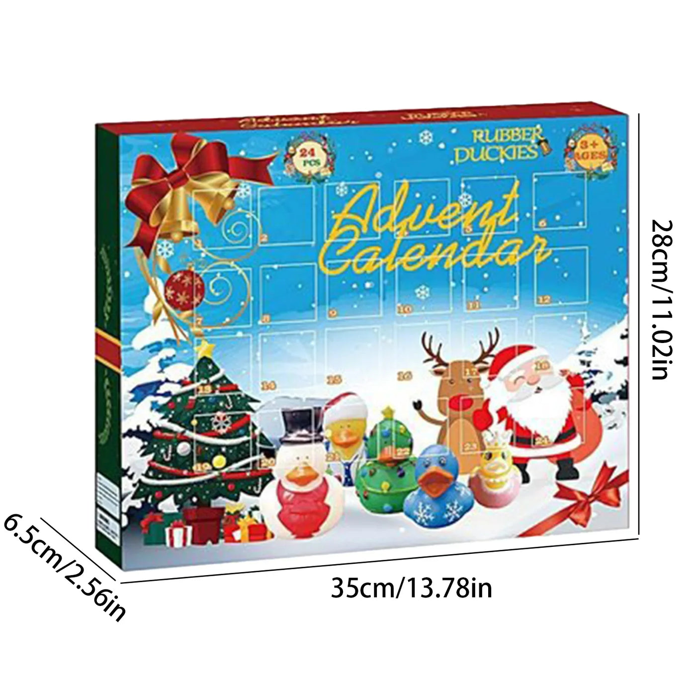 Festive Gummy Duck Advent Calendar – Christmas Countdown Treats
