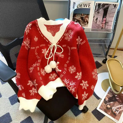 Molly - Christmas Snowflake Sweater