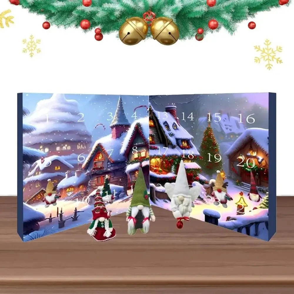 Holiday Gnome Advent Countdown Calendar