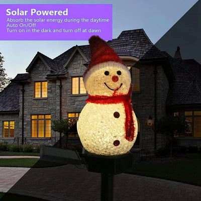 Solar Snowman Outdoor Lighting