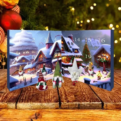 Holiday Gnome Advent Countdown Calendar