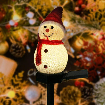 Solar Snowman Outdoor Lighting