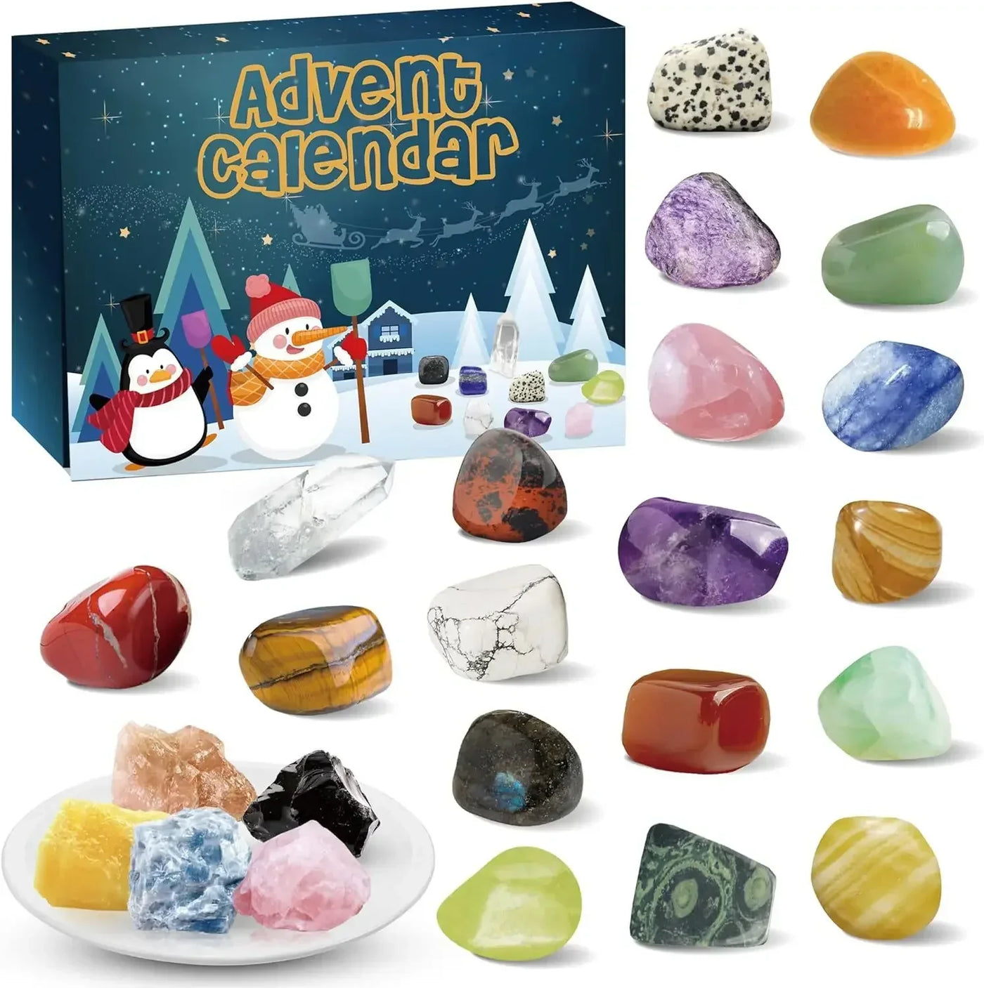 Ava Crystal Advent Calendar with Gemstones