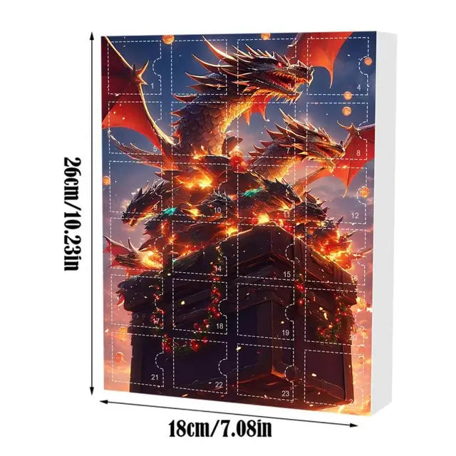 Mystical Dragon Advent Calendar – 24-Day Puzzle