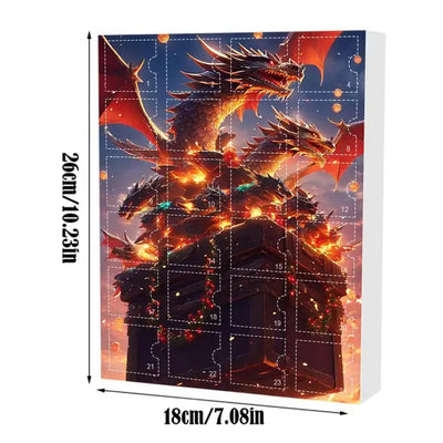 Mystical Dragon Advent Calendar – 24-Day Puzzle