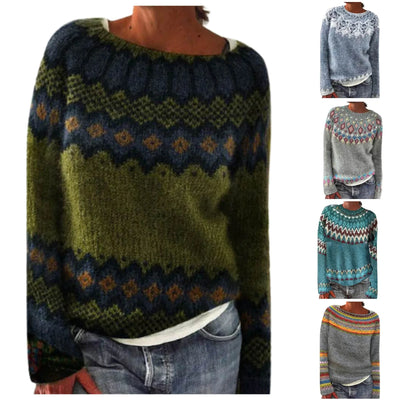 Christy – Winter Knitted Long Sleeve Shirt