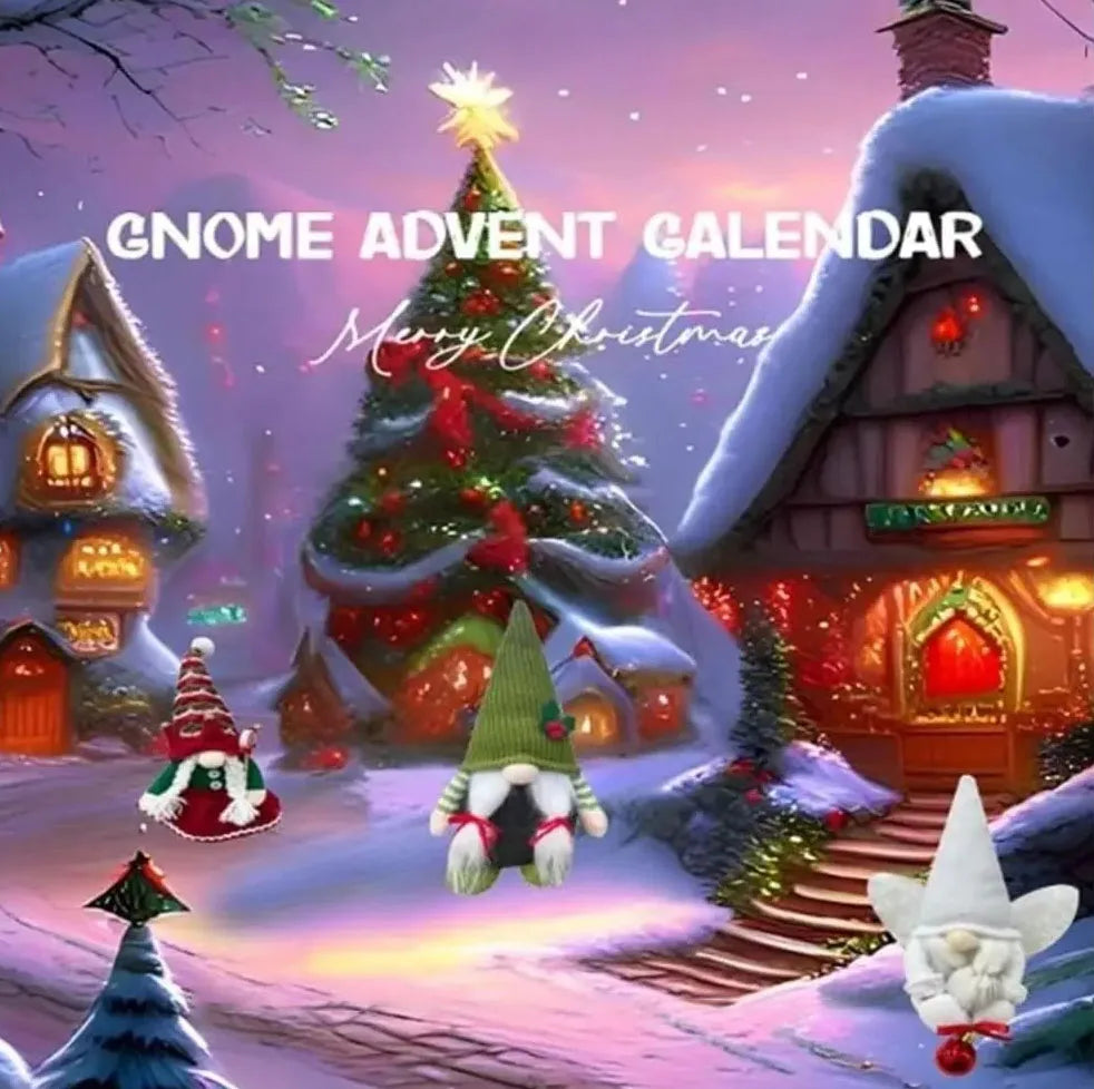 Holiday Gnome Advent Countdown Calendar